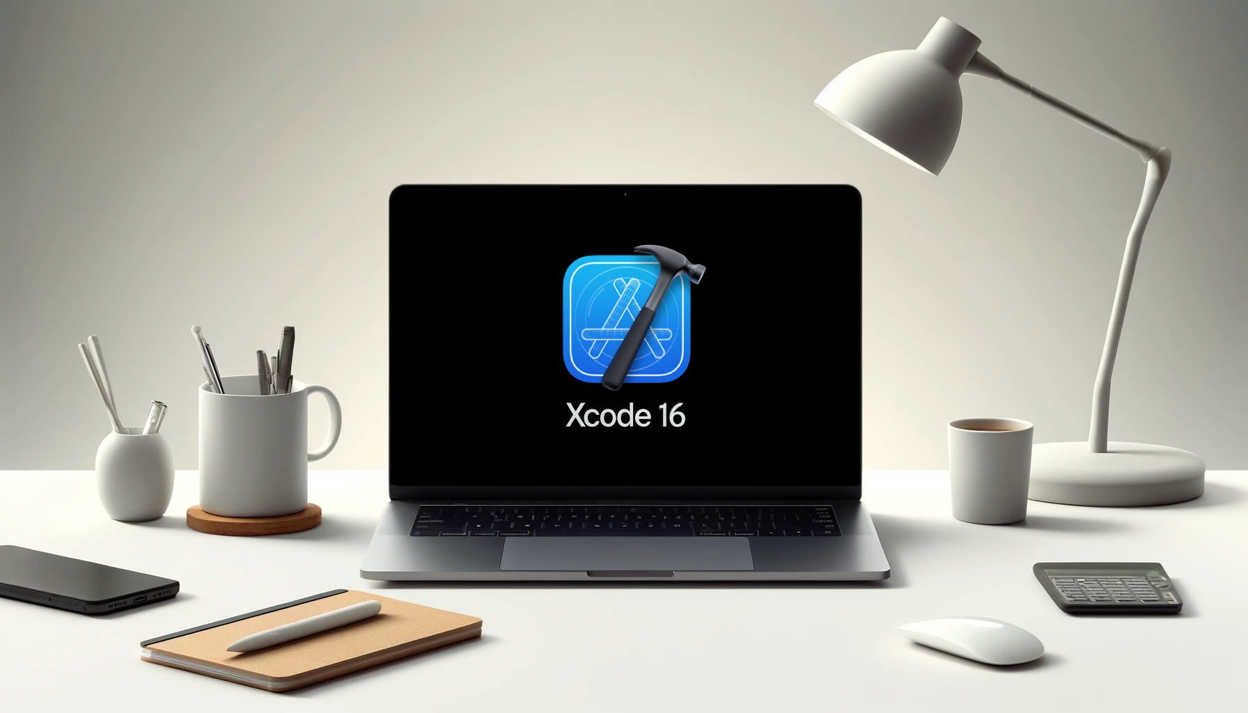 Xcode 16 on a screen